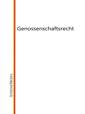 cover image of Genossenschaftsrecht